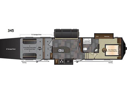 Fuzion 345 Floorplan