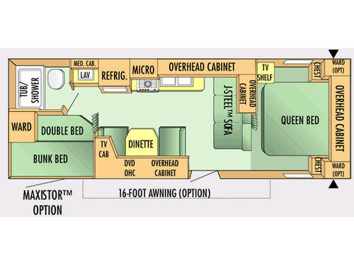 Jay Flight 27BH Floorplan