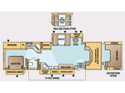 Floorplan - 2007 Jayco Seneca HD 35 GS
