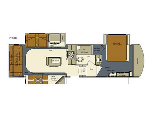 Bay Hill 295RL Floorplan
