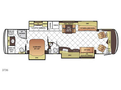 Floorplan - 2016 Newmar Dutch Star 3736