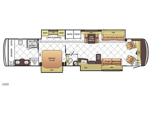 Floorplan - 2016 Newmar Dutch Star 4369