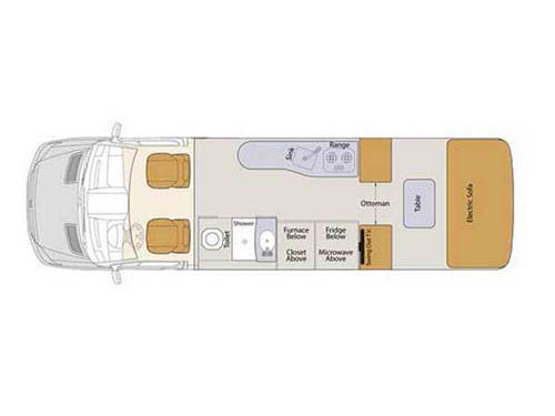 Floorplan - 2016 Pleasure-Way Plateau TS