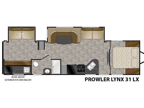 Prowler Lynx 31 LX Floorplan