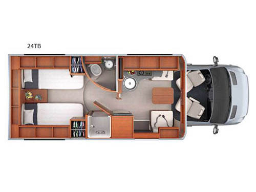 Floorplan - 2016 Leisure Travel Unity U24TB
