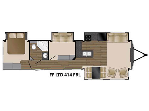 Fairfield Limited 414FBL Floorplan