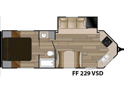 Floorplan - 2016 Cruiser Fun Finder XTREME LITE F-229VSD