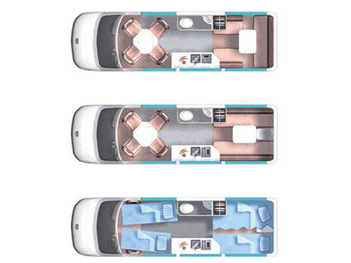 Floorplan - 2016 Roadtrek E-Trek E-Trek