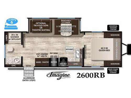 Imagine 2600RB Floorplan