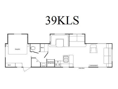 Floorplan - 2016 Riverside 39KLS