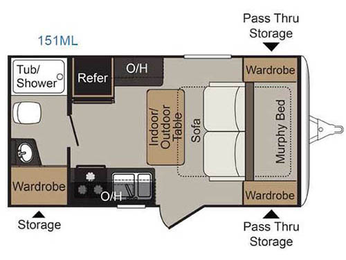 Passport 151ML Express Floorplan