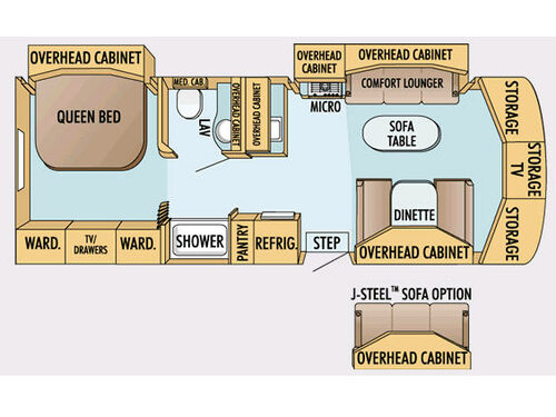 Floorplan - 2007 Jayco Melbourne 29C