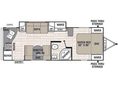 Freedom Express 246RKS Floorplan