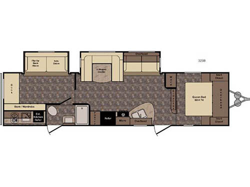 Floorplan - 2017 CrossRoads RV ReZerve RTZ32SB
