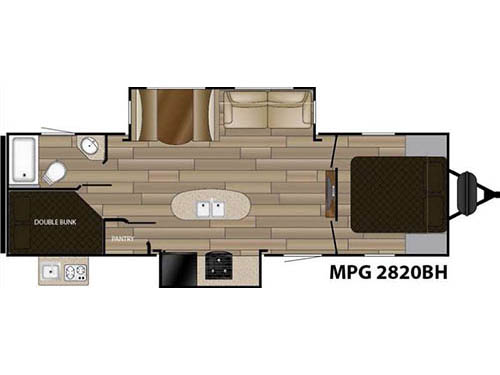 MPG 2820BH Floorplan