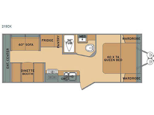 Flyte 215CK Floorplan
