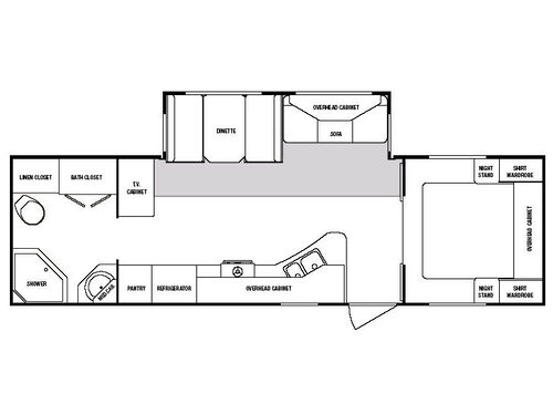 Floorplan - 2006 SunnyBrook Sunset Creek 279 RB