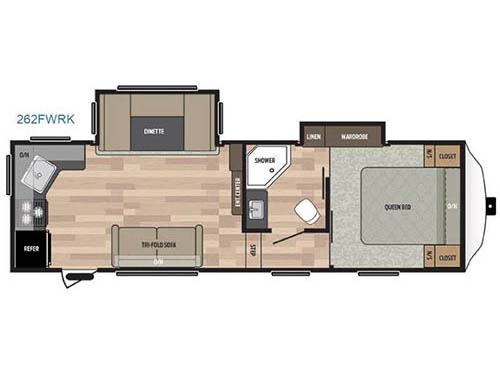 Floorplan - 2017 Keystone RV Springdale 262FWRK