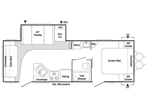 Floorplan - 2006 Keystone RV Springdale 269RLLS