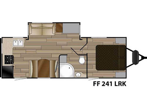 Floorplan - 2017 Cruiser Fun Finder XTREME LITE F-241LRK
