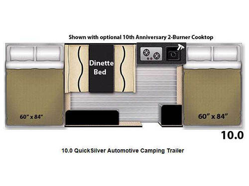 Quicksilver 10.0 Floorplan