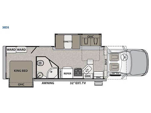 Floorplan - 2017 Dynamax Isata 5 36DS