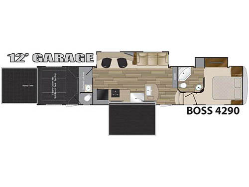 Floorplan - 2017 Cruiser BOSS 4290
