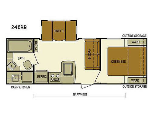 Floorplan - 2016 Skyline Nomad 248RB
