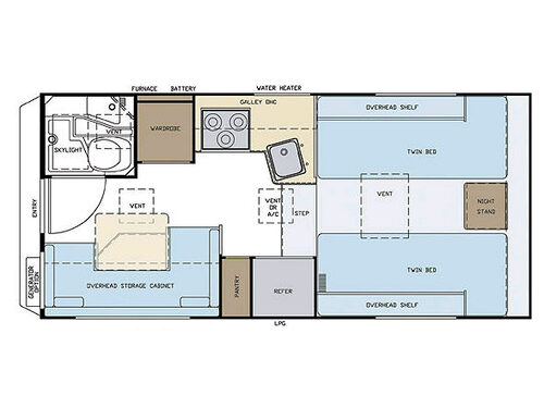 Floorplan - 2007 Lance 9SC