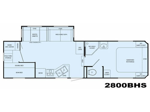 Sundance 2890BHS Floorplan