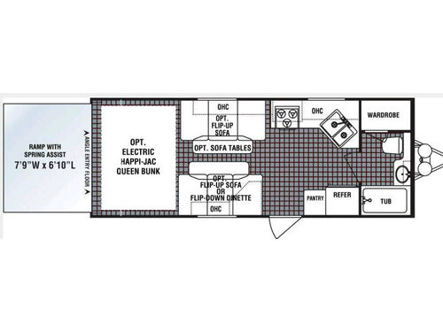 Floorplan - 2007 Dutchmen RV Winner's Circle 24SRV