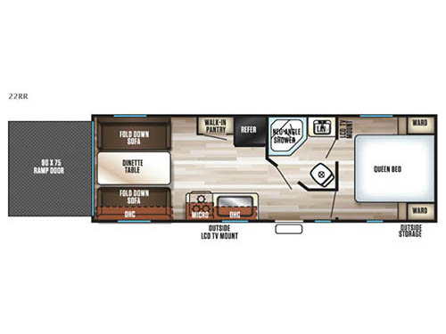 Cherokee Grey Wolf 22RR Floorplan