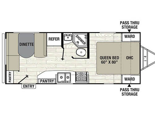 Freedom Express 204RD Floorplan