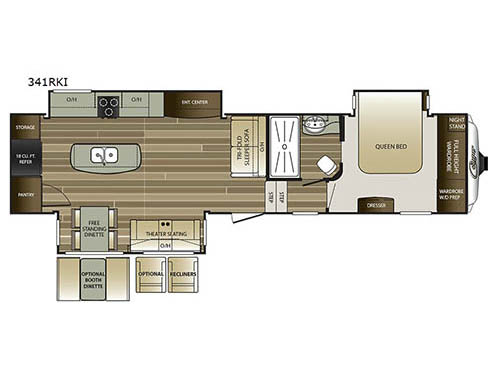 Cougar 341RKI Floorplan