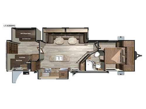 Open Range Light LT308BHS Floorplan