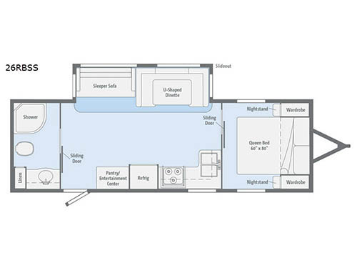 Minnie Plus 26RBSS Floorplan