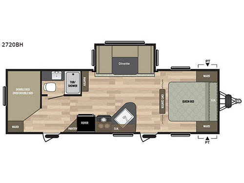 Summerland 2720BH Floorplan