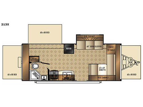 SolAire 213 X Floorplan