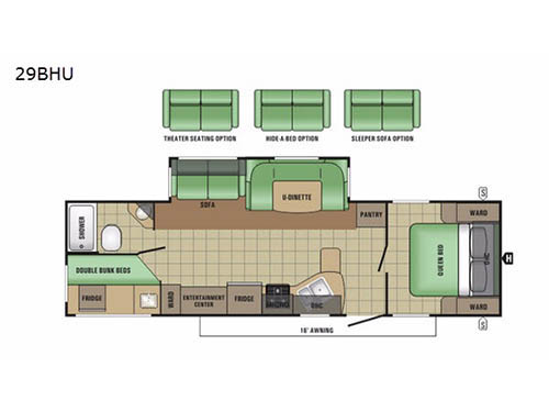 Autumn Ridge 29BHU Floorplan