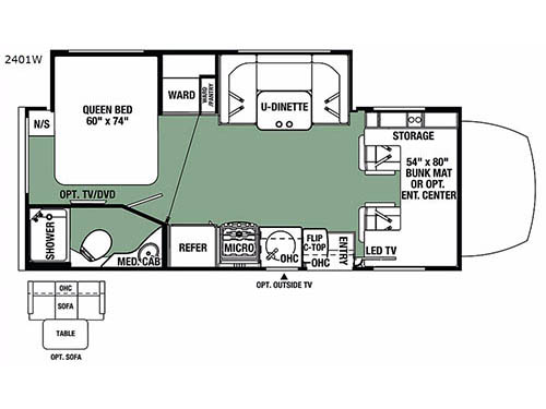 Forester MBS 2401W Floorplan