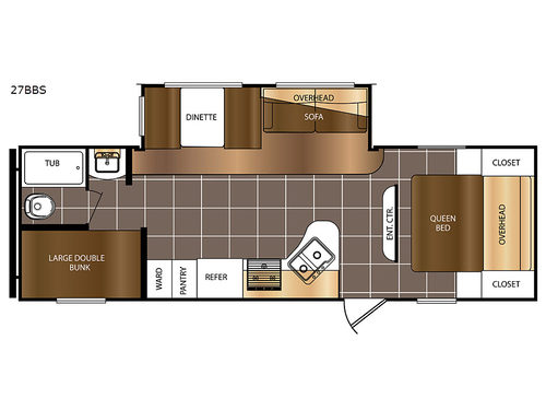Avenger ATI 27BBS Floorplan