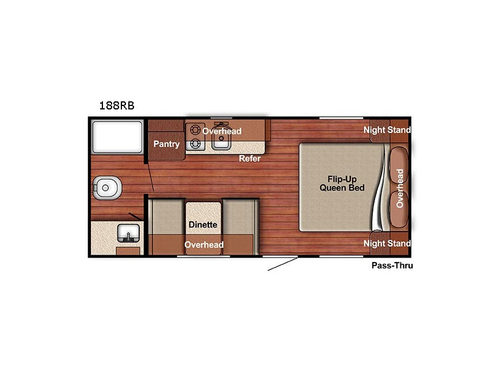 Ameri Lite Super Lite 188 RB Floorplan