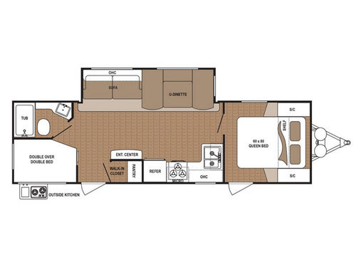 Aspen Trail 2790BHS Floorplan