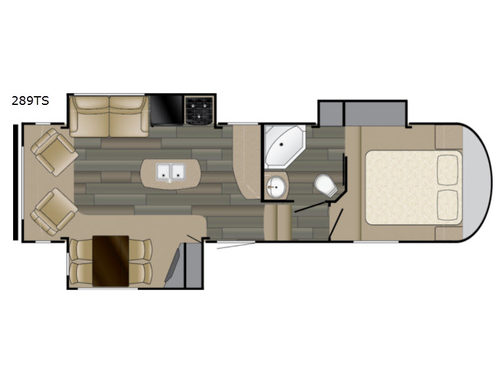Floorplan - 2017 Heartland Sundance XLT 289TS