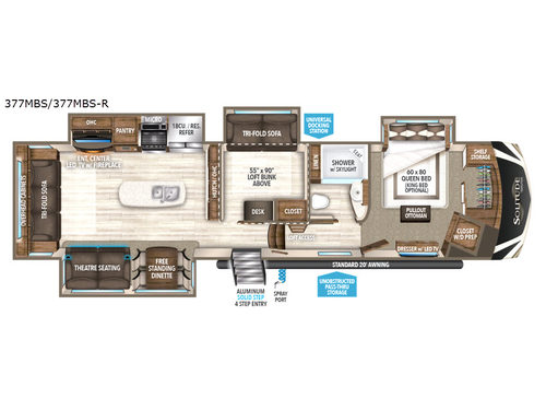 Solitude 377MBS Floorplan