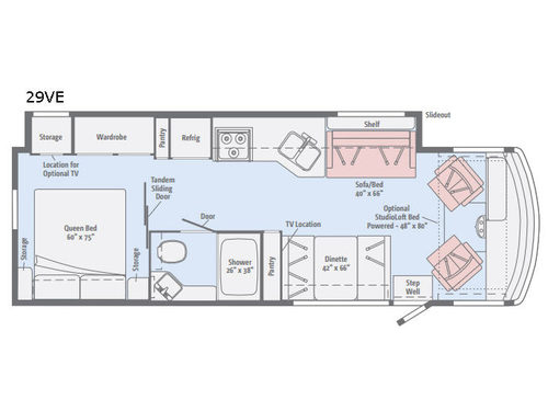Sunstar 29VE Floorplan