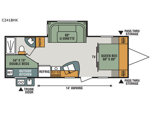 Connect C241BHK Floorplan