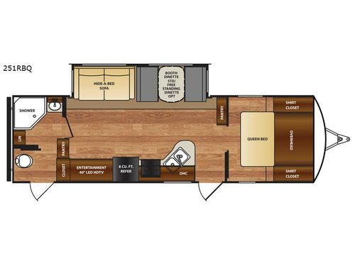 Wildcat 251RBQ Floorplan