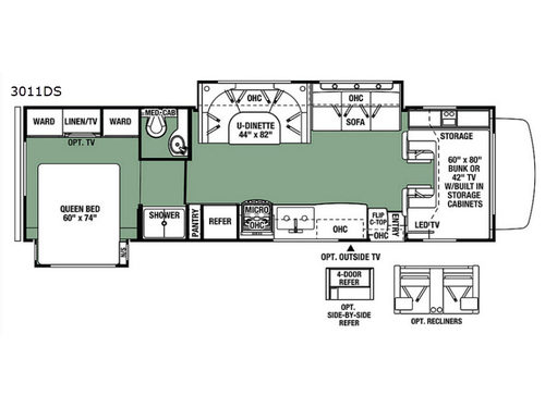 Forester 3011DS Ford Floorplan