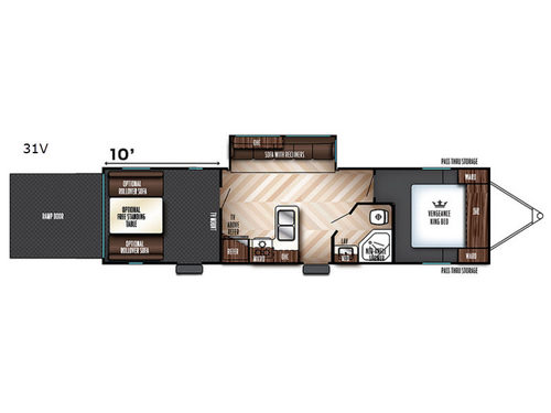 Vengeance Super Sport 31V Floorplan